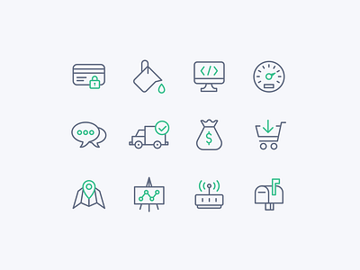 Icon Set Closeup 3