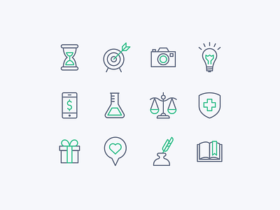 Icon Set Closeup 2 app branding design flat icon icons illustration logo mobile ui ux vector web web design