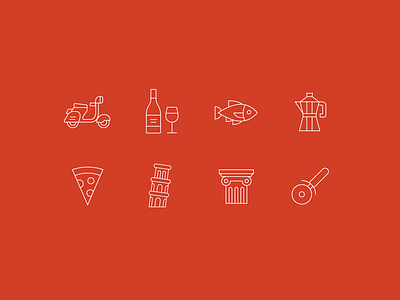 Icons from Food / Restaurant App Concept