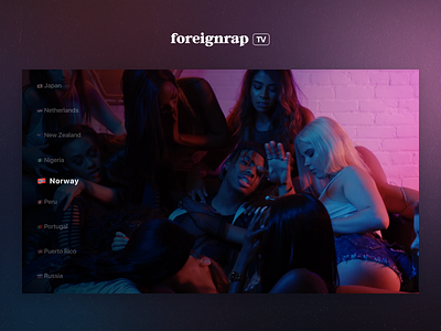 Foreignrap for Apple TV app apple content foreignrap free hiphop remote tv tvos