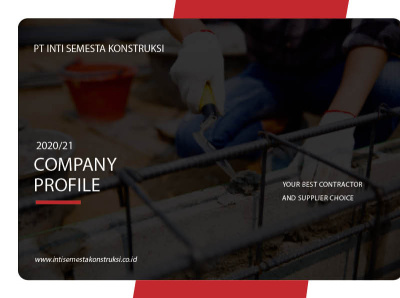 Company Profile Inti Semesta Konstruksi art branding company company branding company logo company profile design