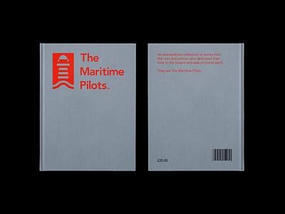 The Maritime Pilots branding clean design flat illustrator logo mark minimal typography vector