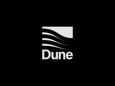 Dune branding clean constructionmark design dune flat flow graphicdesign graphicdesigner illustrator logo logomark logotype logotypes mark minimal monochromatic pattern typography vector