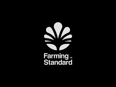 Farming Standard acumin agricultural branding clean design farming flat floral illustrator logo logomark logotype mark minimal monochromatic natural trading app tree typography vector