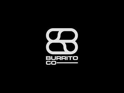 Burrito Co. brandidentity branding burrito clean design eurostile food identity illustrator linework logo logomark logotype mark minimal monochromatic reflection timeless type vector