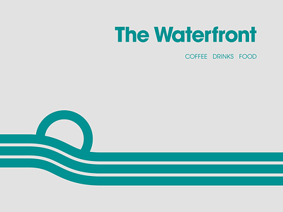 The Waterfront pattern exploration and marketing design