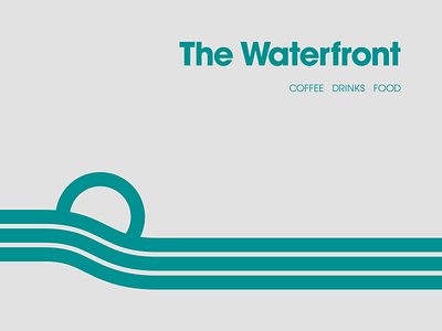The Waterfront pattern exploration and marketing design advertising brand brandidentity branding clean design identity identitydesign illustration illustrator logo logomark logotype mark marketingdesign minimal minimaldesign patterndesign timeless vector