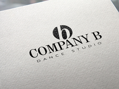 "Company B" dance studio branding design icon illustration logo minimal