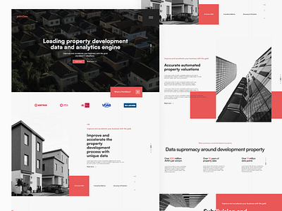 PointData | UI/UX Landing page Pt.1 agency branding design graphic design logo ui ux web design