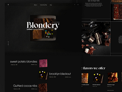 Blondery | UI/UX Landing page Pt.1