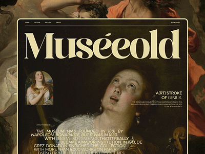 Muséeold - A stroke of genius | UI Design