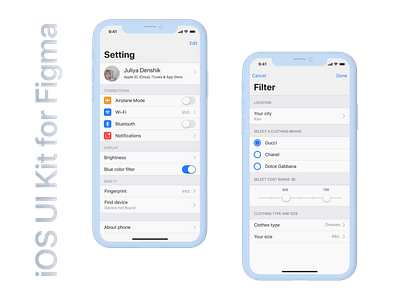 UI Kit IOS figma kit ui ui design ux ux ui