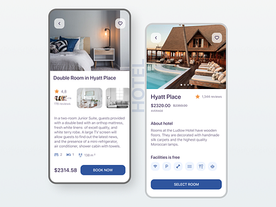Hotel search and room reservation