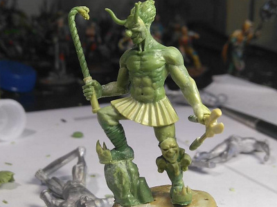 Ievgeni - WIP eden game green miniature sculpting sculpture tabletop