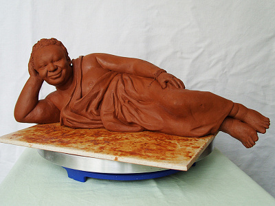 Magloire - Terre buddha classic classical clay modelling portrait sculpting sculpture