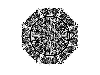 Mandala buddhism circle cool design geometry illustration ink mandala sanskrit zen