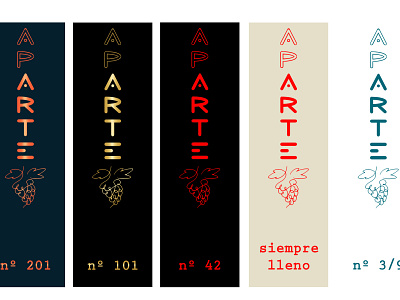 apARTE brand design branding design graphic design illustration logo