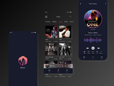 Music App UI Design