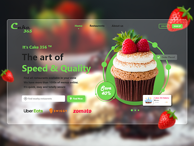 Cake Landing Page