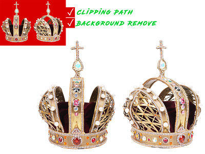 royal crown amazon product background remove background removal background removal service background remove clipping path photo retouching product background remove