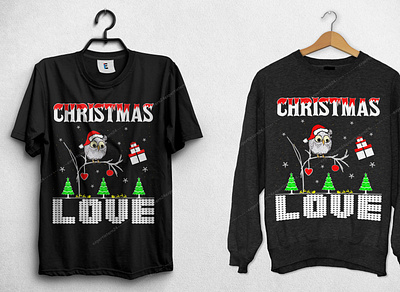 Christmas Love t-shirt design christmas t shirt christmas tree chritsmas t shirt design t shirt design maker