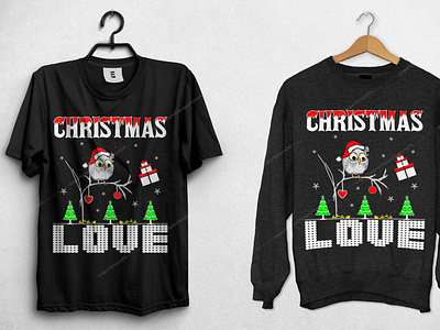 Christmas Love t-shirt design