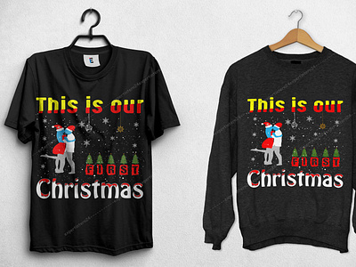 This is our First Christmas Christmas T-shrit design