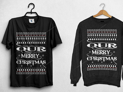 our merry Christmas T-shrit design