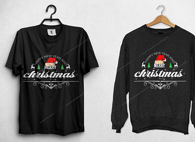 happy new Christmas T-shrit design christmas t shirt christmas t shirt design bundle christmas tree chritsmas t shirt design