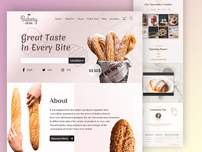 Bakery Landing Page 🍰