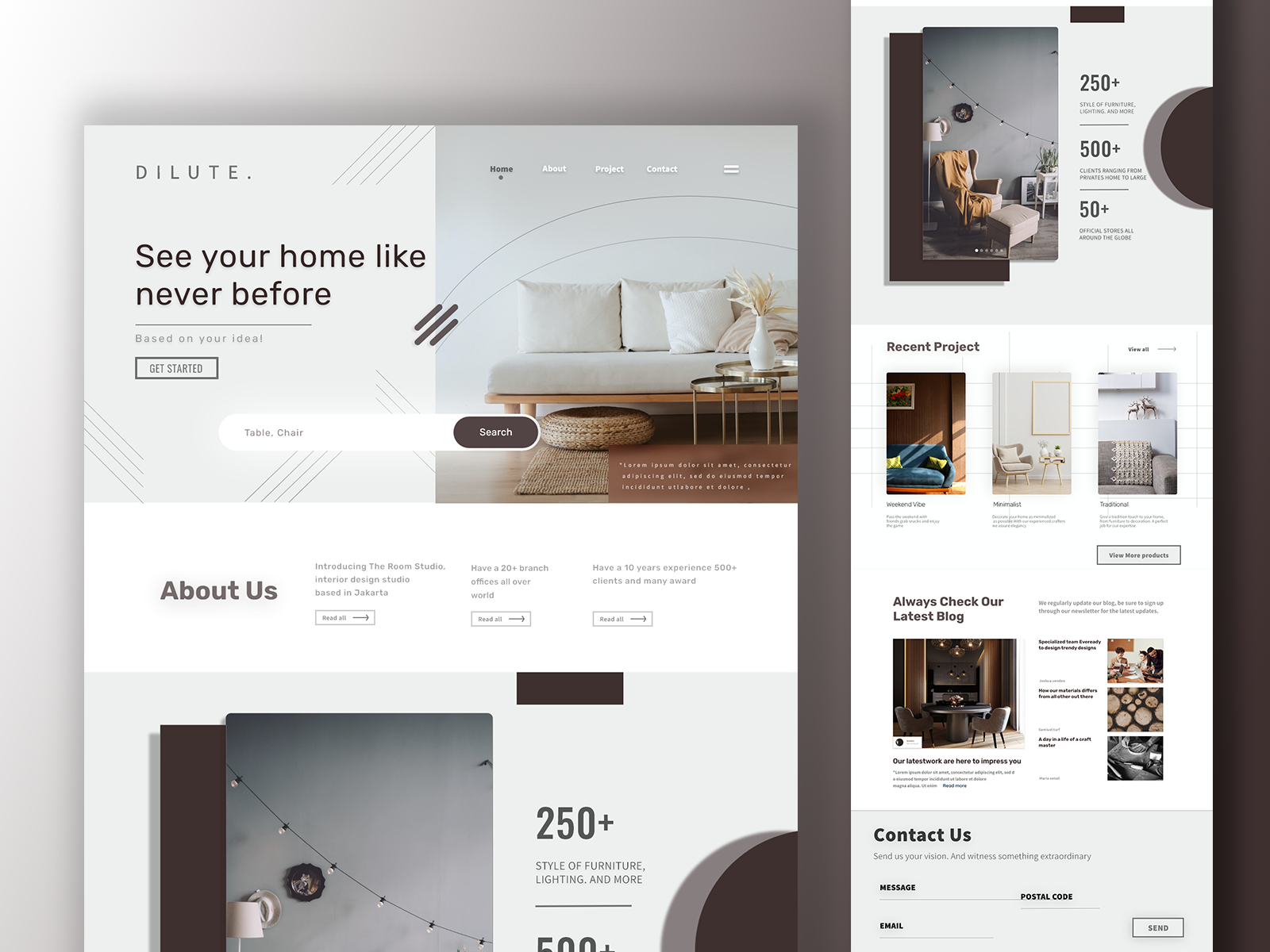 Furniture Landing Page 🪑 by Nuhash Jobayed on Dribbble