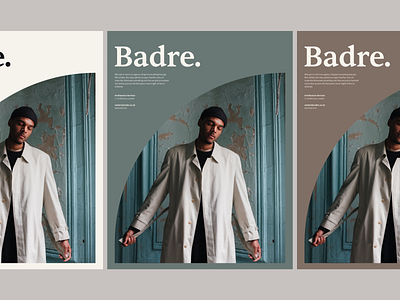 Magazine Website - Badre colour design desktop editorial image magazine minimal typography ui ux website