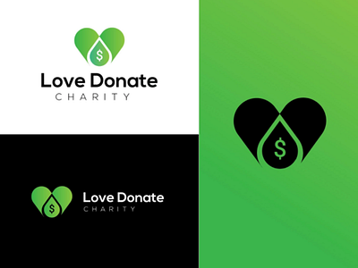 new logo love donate art branding design graphic design illustration illustrator logo ui ux vector