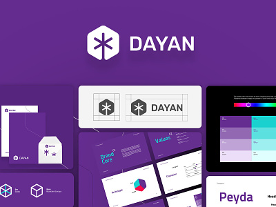 DAYAN project brand identity branding design design project graphic design logo design logo project minimal design minimal logo visual identity