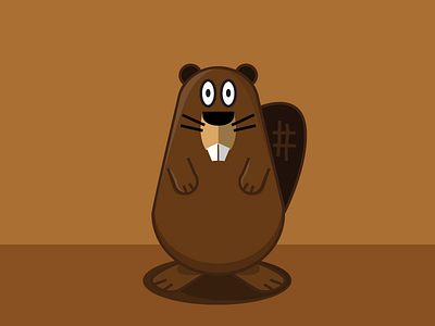 Beaver Illustration beaver graphic design illustration