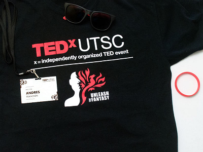 2015 TEDxUTSC - Branding Package branding graphic design logo phoenix t shirt tedx utsc