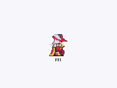 Final Fantasy Orchestra - Red Mage 8 bit distant worlds final fantasy flute illustration music pixel art red mage rpg video games