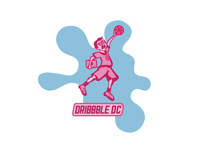 Dribbble DC Sticker