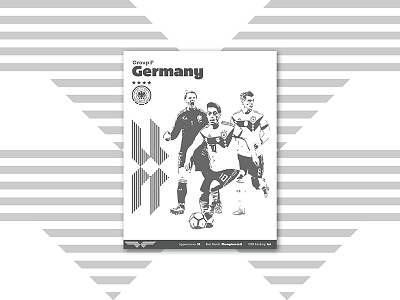 World Cup 2018 // Germany 2018 football germany illustration manuel neuer mesut ozil poster russia soccer sports toni kroos world cup