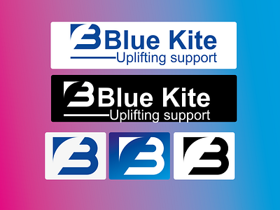 Blue kite Logo Design