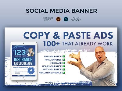 Social Media Banner- Facebook Ads- Facebook post advertising banner ads branding design facebook banner graphic design illustration