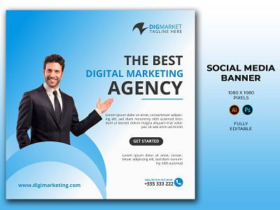 Digital Marketing Banner Ads- Instagram post- Facebook Ads