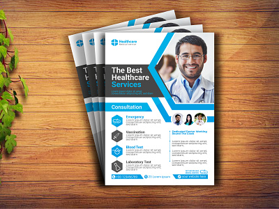 Healthcare Flyer, Medical Flyer flyer design graphic design healthcare flyer leaflet medical flyer