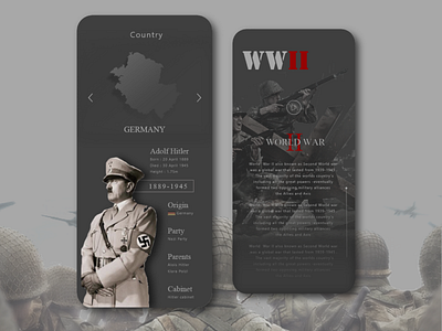 WWII app design