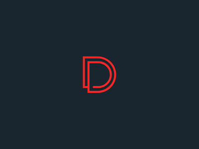 D&D Logomark brandindesign branding custom lettering d and d logo design logomark minimalist monogram logo simple