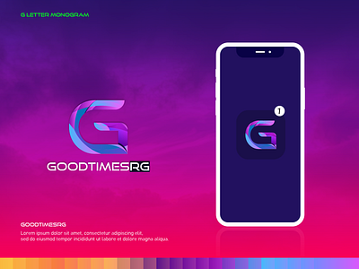 G letter Monogram | GoodTimesRg