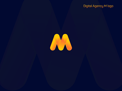 M Logo for Digital Agency