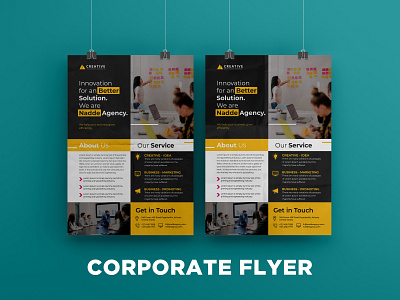 Corporate flyer design brand identity branding brochure brochure design corporate flyer design flyer flyer artwork flyer design flyers