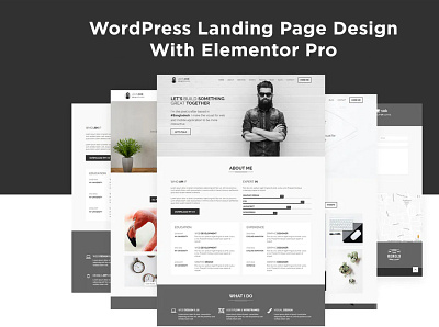 Wordpress Lading page design elementor landing page web design website wordpress wordpress design wordpress website