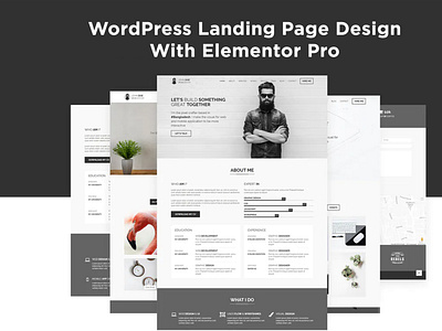 Wordpress Lading page design